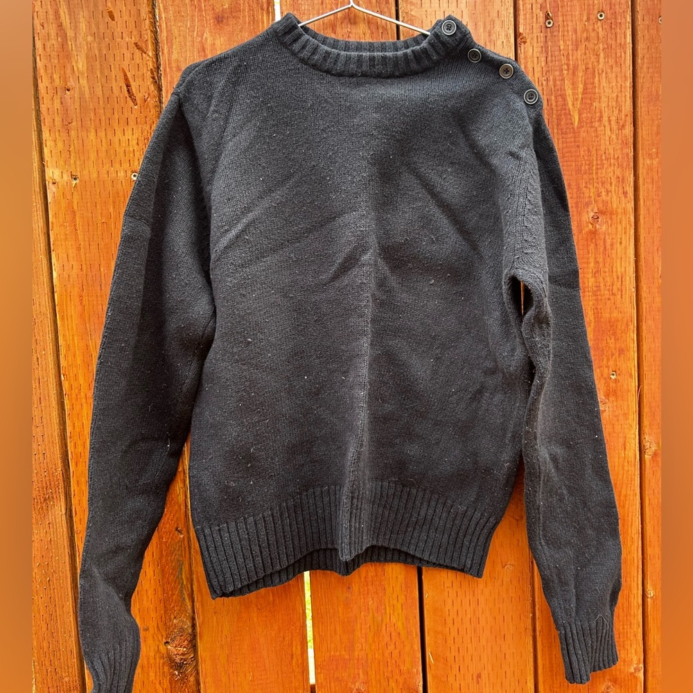 EL REAL shoulder button cotton sweater size: M